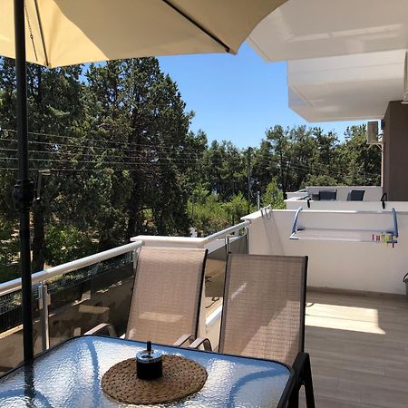 Mago Apartments Nea Kallikrateia ภายนอก รูปภาพ