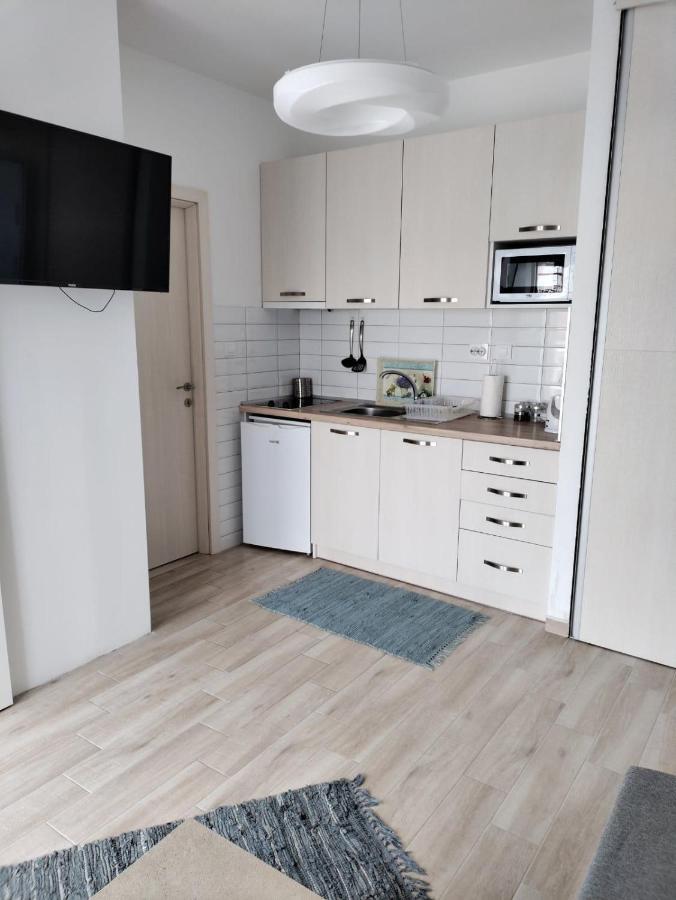 Mago Apartments Nea Kallikrateia ภายนอก รูปภาพ