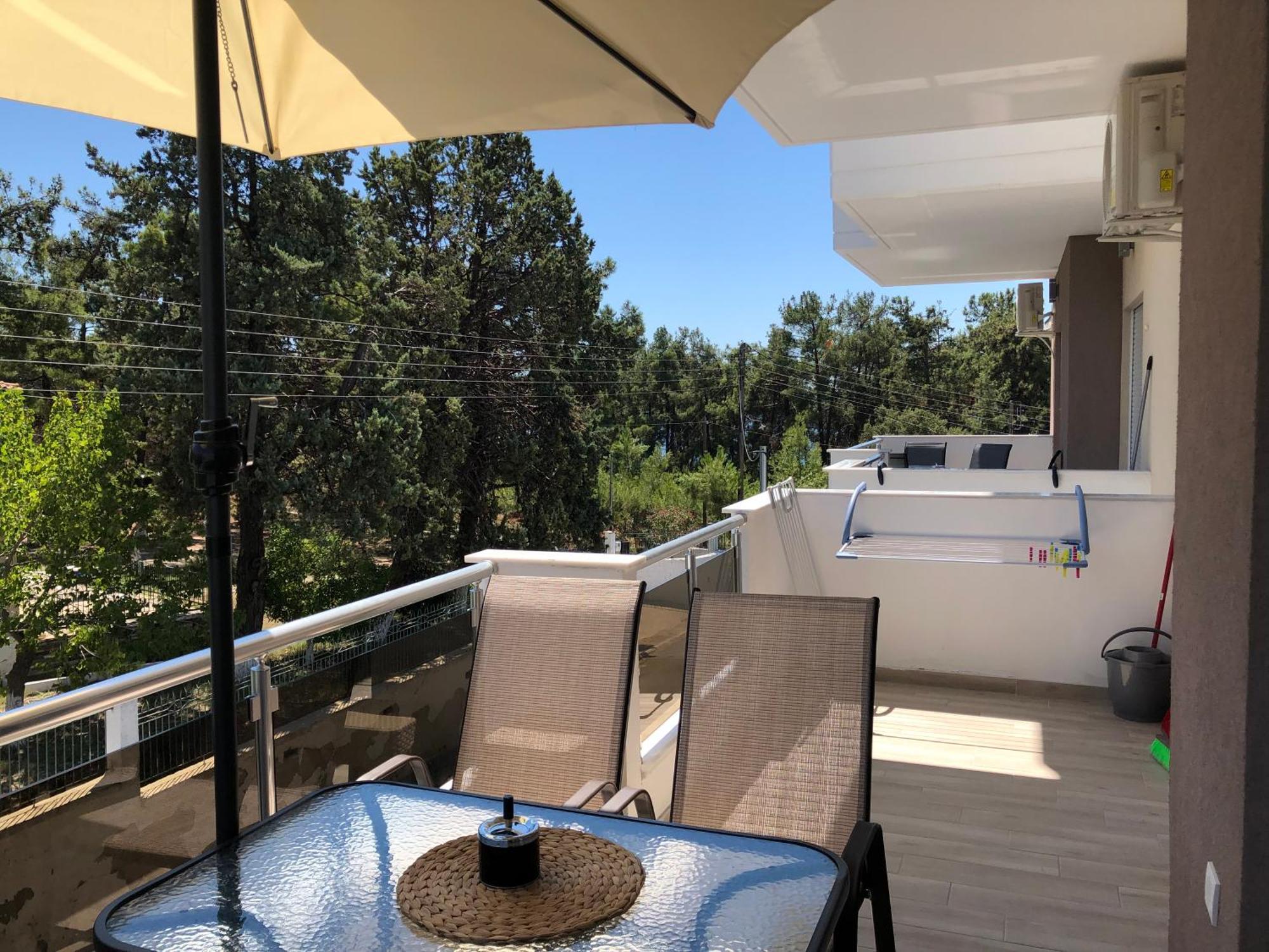 Mago Apartments Nea Kallikrateia ภายนอก รูปภาพ